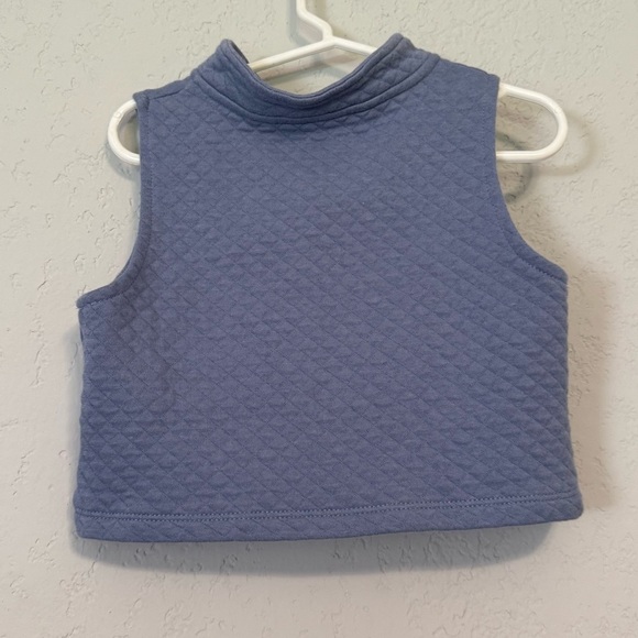 Kid's Ben Sherman Quilted Blue & Yellow Vest - Picture 9 of 9